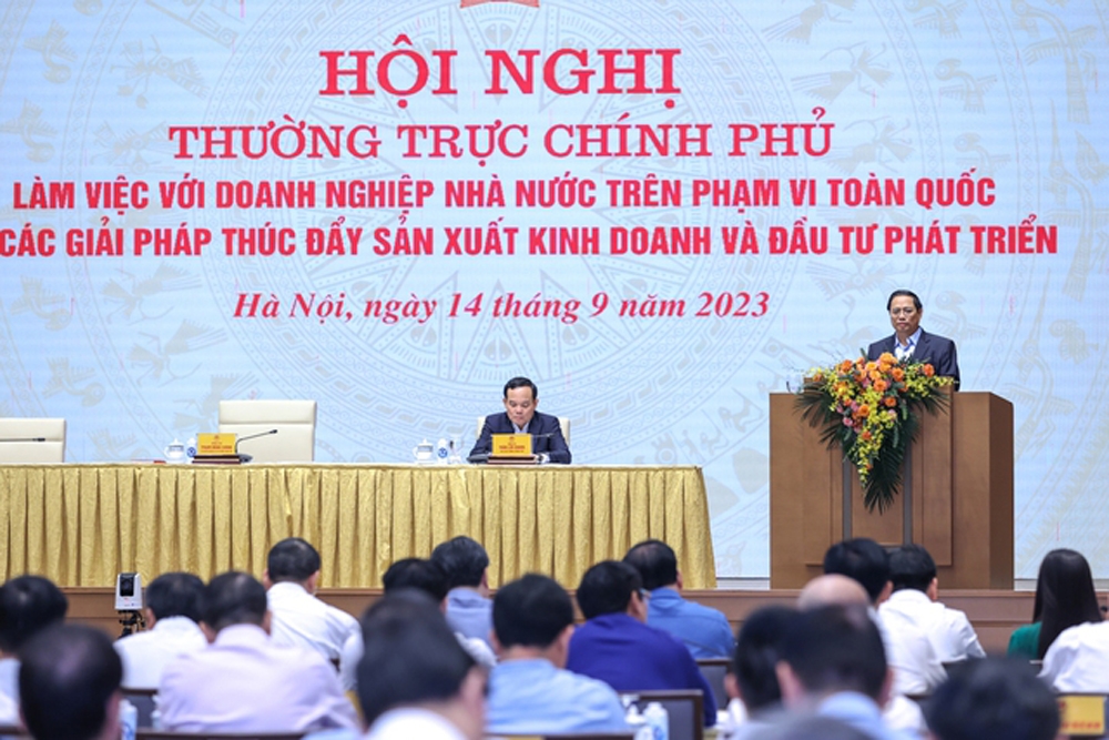 Hội nghị Thường trực Chính phủ với doanh nghiệp Nhà nước Toàn quốc