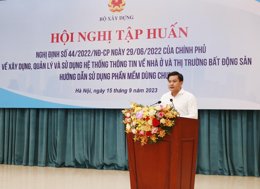 Tập huấn Nghị định số 44/2022/NĐ-CP về xây dựng, quản lý và sử dụng hệ thống thông tin nhà ở, bất động sản