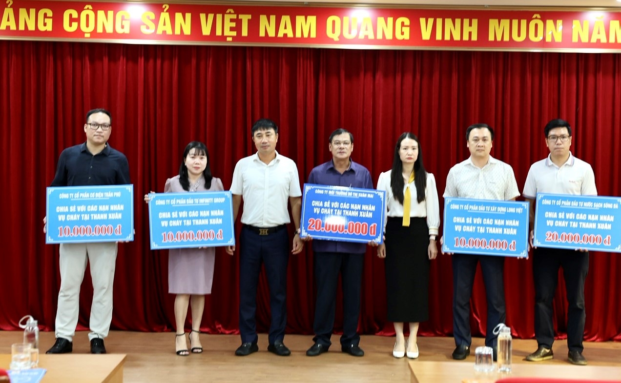 Hà Nội: Tưởng niệm và phát động ủng hộ nạn nhân vụ hỏa hoạn tại quận Thanh Xuân