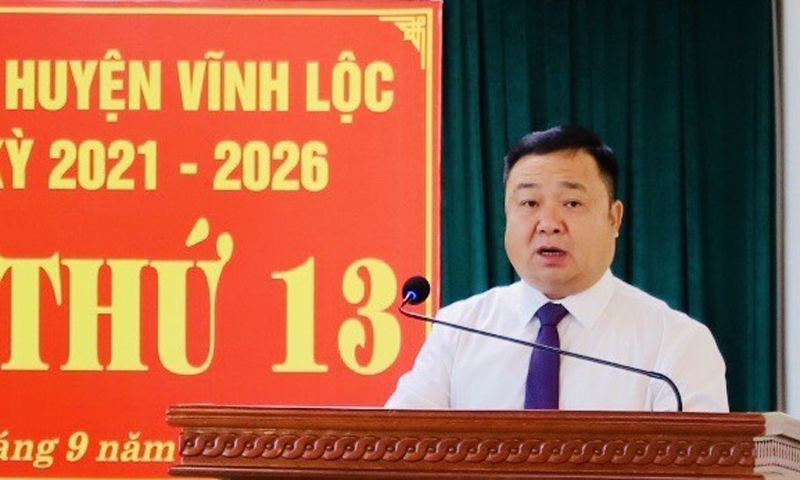 Thanh Hóa: Ông Phạm Quốc Thành được bầu giữ chức Chủ tịch UBND huyện Vĩnh Lộc