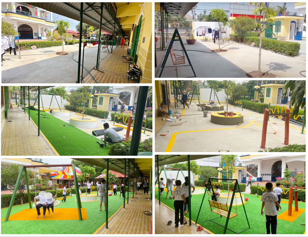 Think Playgrounds xây dựng sân chơi cho trẻ em khiếm thị tại Bắc Ninh