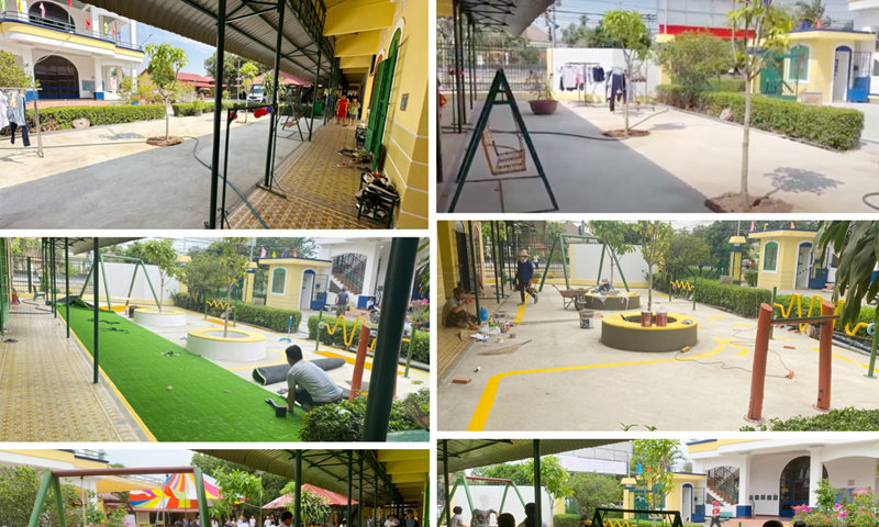 Think Playgrounds xây dựng sân chơi cho trẻ em khiếm thị tại Bắc Ninh