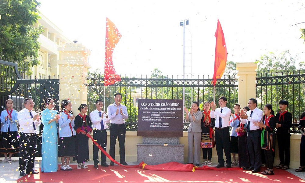 Ba Chẽ (Quảng Ninh): Khánh thành nhiều công trình chào mừng 60 năm ngày thành lập tỉnh