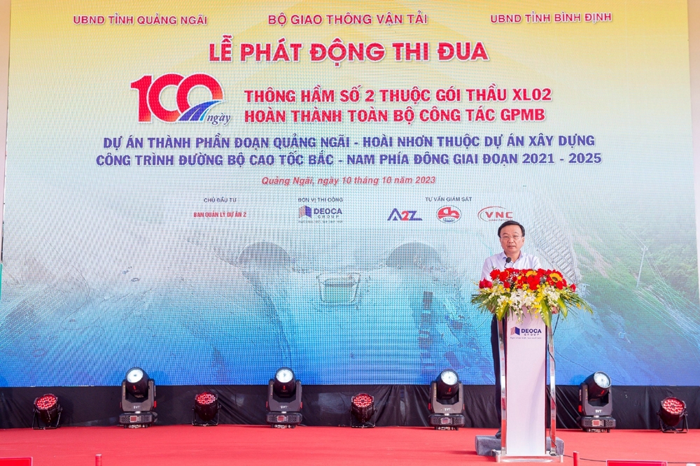 Quyết tâm thông hầm dài thứ 2 cao tốc Quảng Ngãi – Hoài Nhơn sớm 4 tháng