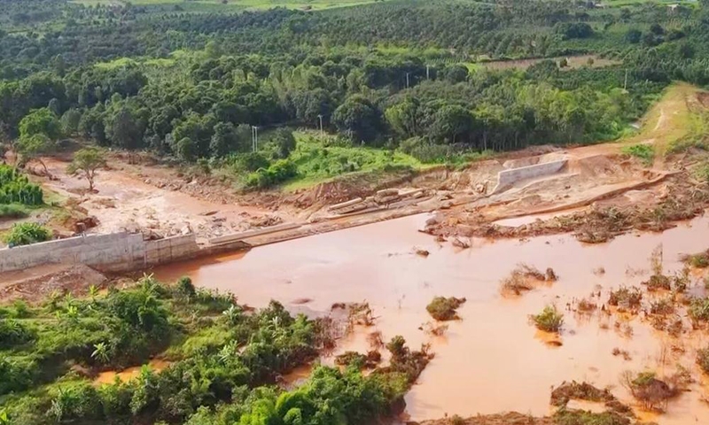 Gia Lai: Nguyên nhân khiến sự cố vỡ đập dẫn nước của Thủy điện Ia Glae 2