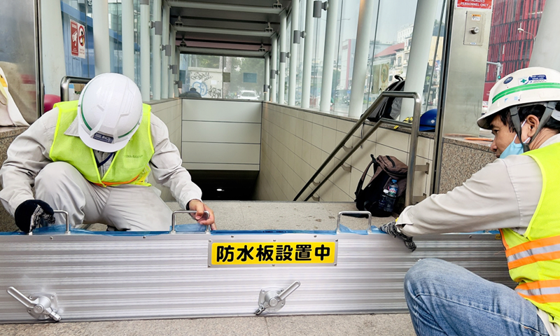 Thành phố Hồ Chí Minh: Lên phương án chống ngập ga ngầm metro số 1