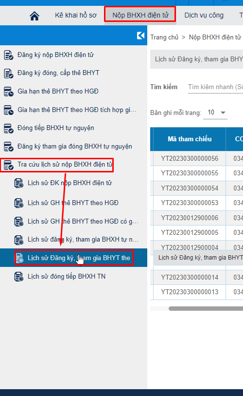 Hướng dẫn thực hiện DVC đăng ký đóng, cấp thẻ BHYT đối với người chỉ tham gia BHYT và hưởng BHXH một lần