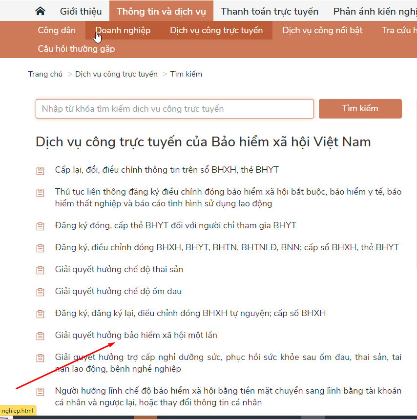 Hướng dẫn thực hiện DVC đăng ký đóng, cấp thẻ BHYT đối với người chỉ tham gia BHYT và hưởng BHXH một lần