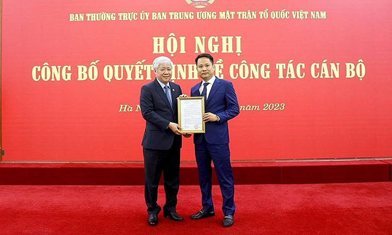 Nhà báo Trương Thành Trung được bổ nhiệm giữ chức Tổng Biên tập Tạp chí Mặt trận