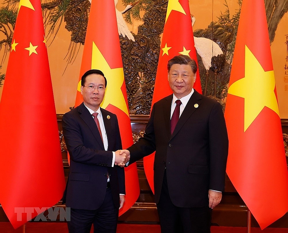 Chủ tịch nước Võ Văn Thưởng hội kiến Tổng Bí thư, Chủ tịch Trung Quốc