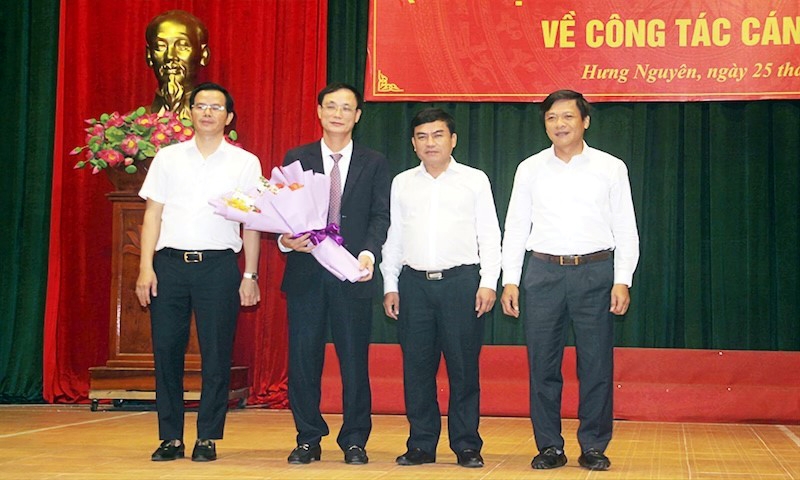 Nghệ An: Điều động Giám đốc Sở Xây dựng giữ chức Bí thư Huyện ủy Hưng Nguyên