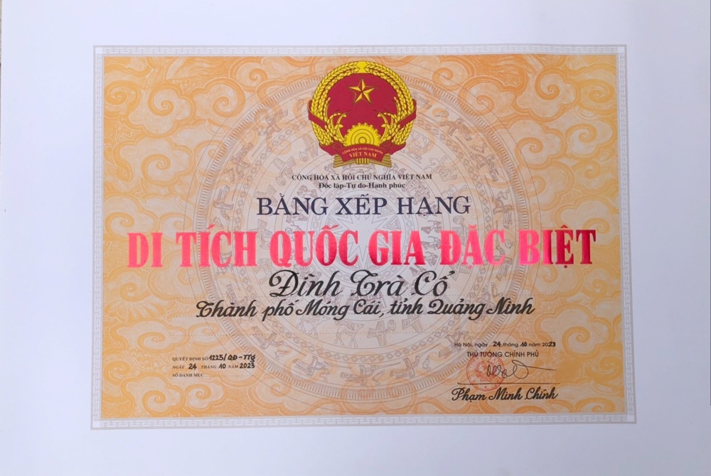 Xếp hạng 2 di tích quốc gia đặc biệt