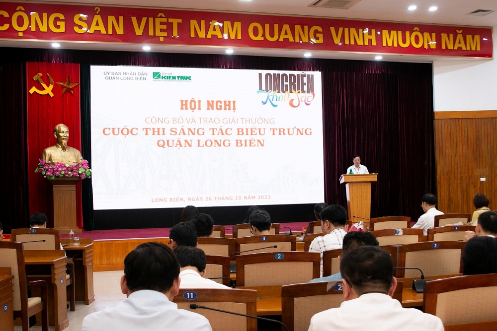 Hà Nội: Trao giải cuộc thi Sáng tác biểu trưng quận Long Biên