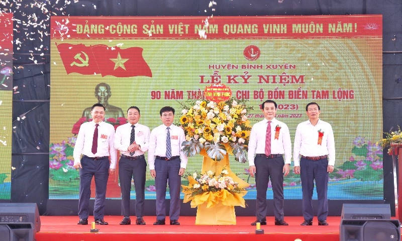 Vĩnh Phúc: Kỷ niệm 90 năm thành lập Chi bộ đồn điền Tam Lộng