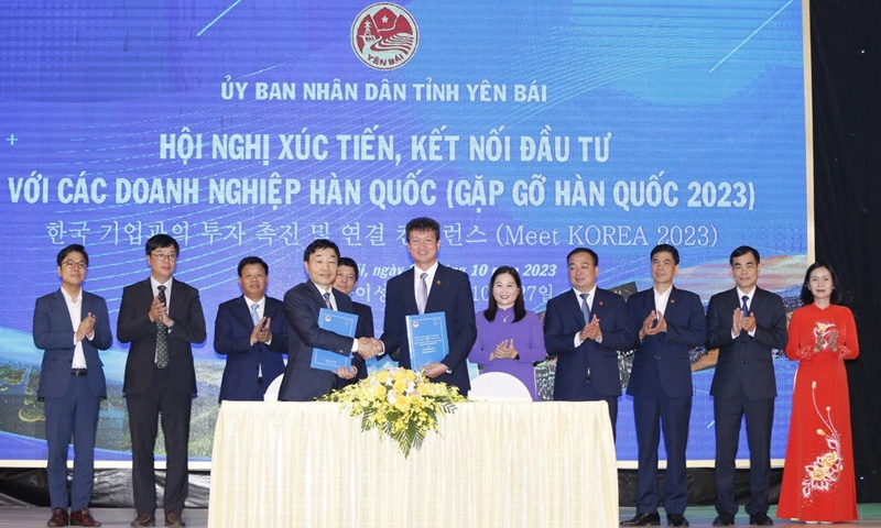 Yên Bái: Xúc tiến, kết nối đầu tư với các doanh nghiệp Hàn Quốc