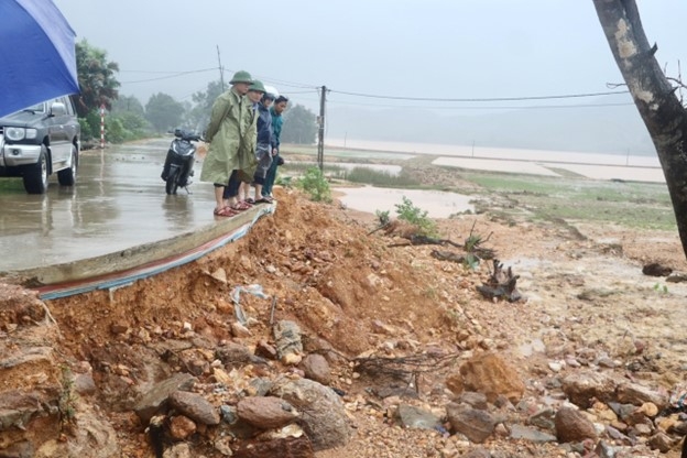 Vũ Quang (Hà Tĩnh): Khẩn trương khắc phục, ứng phó với diễn biến phức tạp của mưa lũ