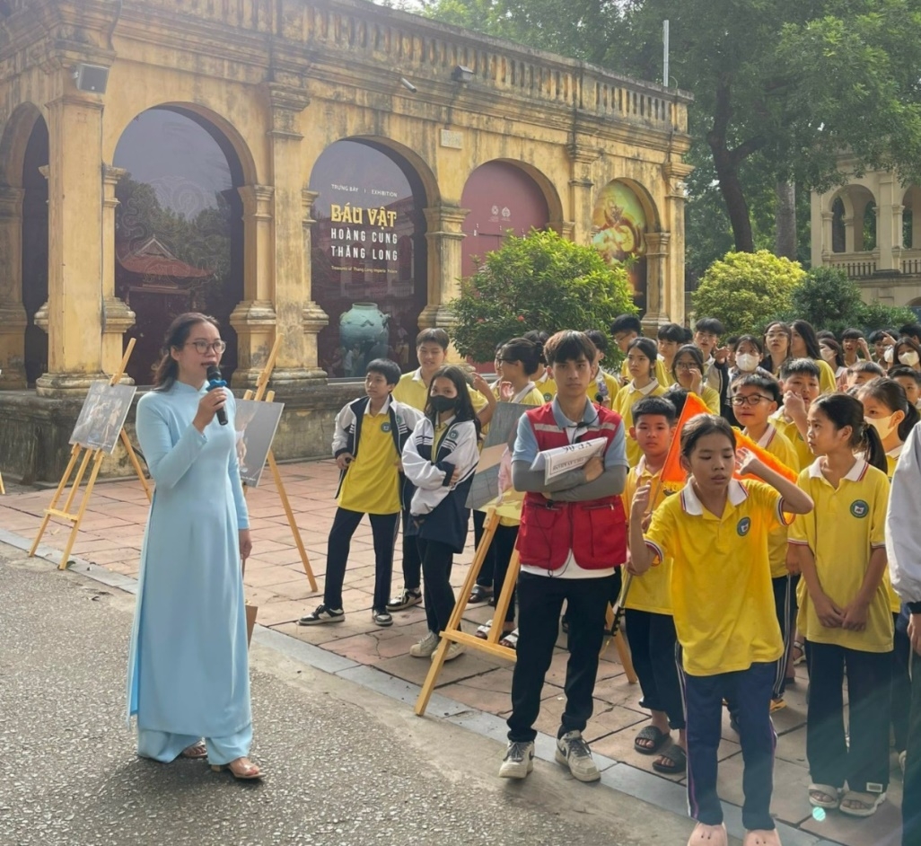 Hoài Đức (Hà Nội): Trường THCS An Khánh tổ chức trải nghiệm thực tế, khám phá những giá trị văn hóa lịch sử cho học sinh