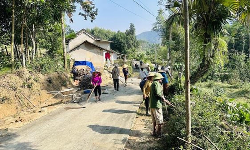 Hương Sơn (Hà Tĩnh): Tập trung xây dựng xã nông thôn mới nâng cao và khu dân cư kiểu mẫu