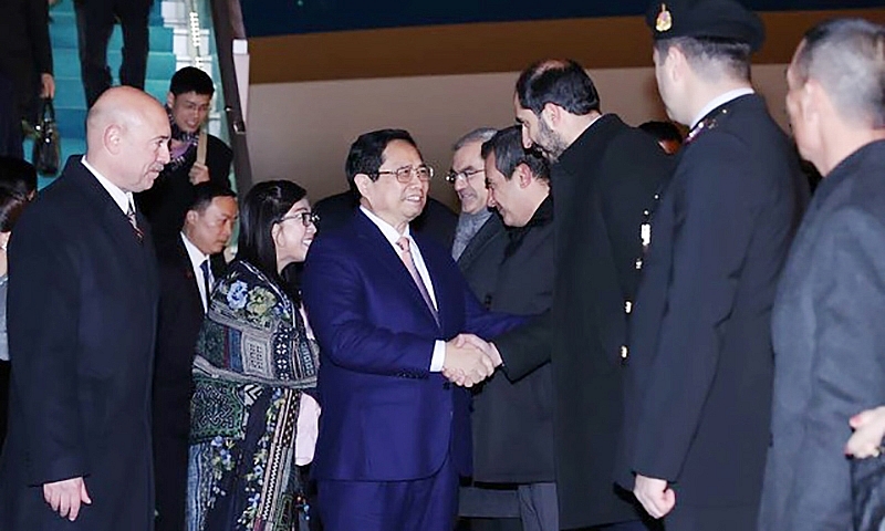 Thủ tướng Phạm Minh Chính và Phu nhân tới Ankara, bắt đầu thăm chính thức Thổ Nhĩ Kỳ
