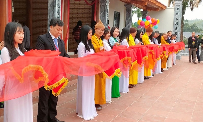 Yên Bái: Khánh thành Di tích Lịch sử - Văn hóa đền, chùa Văn Phú