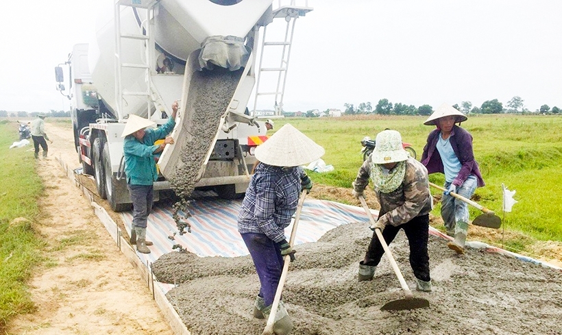 Nghi Xuân (Hà Tĩnh): Tăng tốc hoàn thành xây dựng Nông thôn mới kiểu mẫu