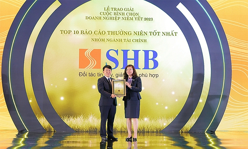 SHB được vinh danh Top 10 doanh nghiệp có Báo cáo thường niên tốt nhất