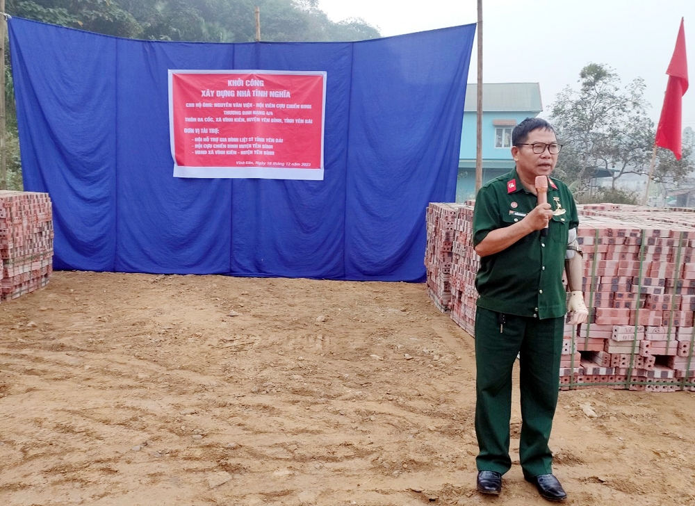 Yên Bái: Hỗ trợ kinh phí làm nhà mới cho cựu chiến binh hiến đất làm đường