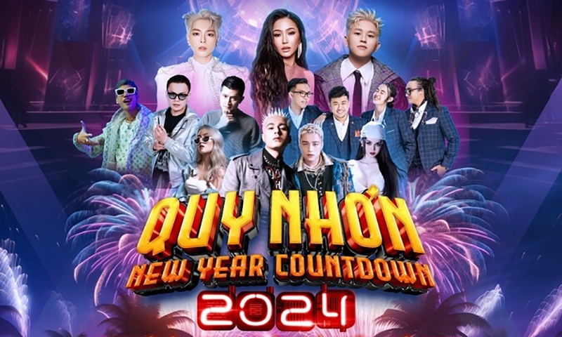 Đêm nhạc hội chào đón năm mới 2024 “Quy Nhon New Year Countdown 2024”