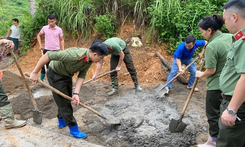 Bắc Kạn: Thiết thực phong trào “Hỗ trợ xây dựng nông thôn mới”