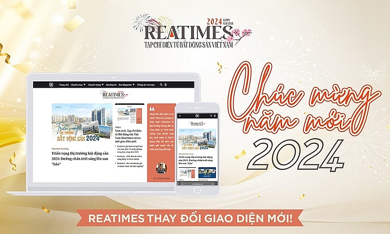 Tạp chí điện tử Bất động sản Việt Nam ra mắt giao diện mới