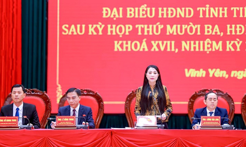 Vĩnh Phúc: Tiếp xúc cử tri thành phố Vĩnh Yên sau Kỳ họp thứ 13, HĐND tỉnh khóa XVII