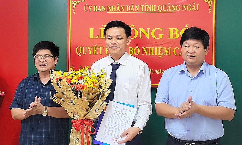 Ông Nguyễn Văn Cương làm Phó Giám đốc Ban Quản lý dự án đầu tư xây dựng các công trình dân dụng và công nghiệp tỉnh Quảng Ngãi