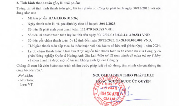 Chậm thanh toán gần 4.500 tỷ đồng tiền trái phiếu, Hoàng Anh Gia Lai muốn bán cổ phiếu để trả nợ