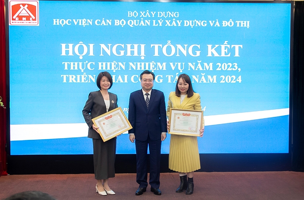 Học viện Cán bộ quản lý xây dựng và đô thị hoàn thành vượt mức chỉ tiêu đào tạo trong năm 2023