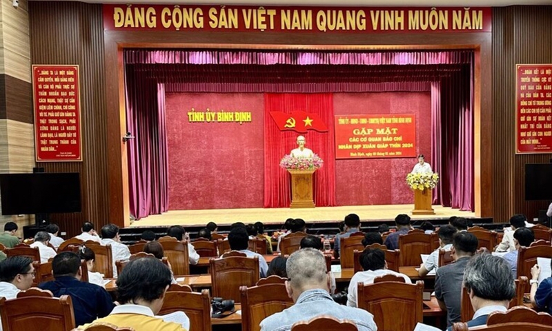 Bình Định: Gặp mặt các cơ quan báo chí nhân dịp Xuân Giáp Thìn 2024