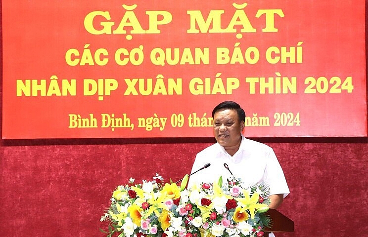 Bình Định: Gặp mặt các cơ quan báo chí nhân dịp Xuân Giáp Thìn 2024