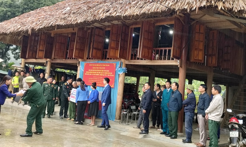 Yên Bái: Nhà máy Z183 khánh thành, bàn giao, trao tiền hỗ trợ 2 nhà tình nghĩa tại huyện Lục Yên