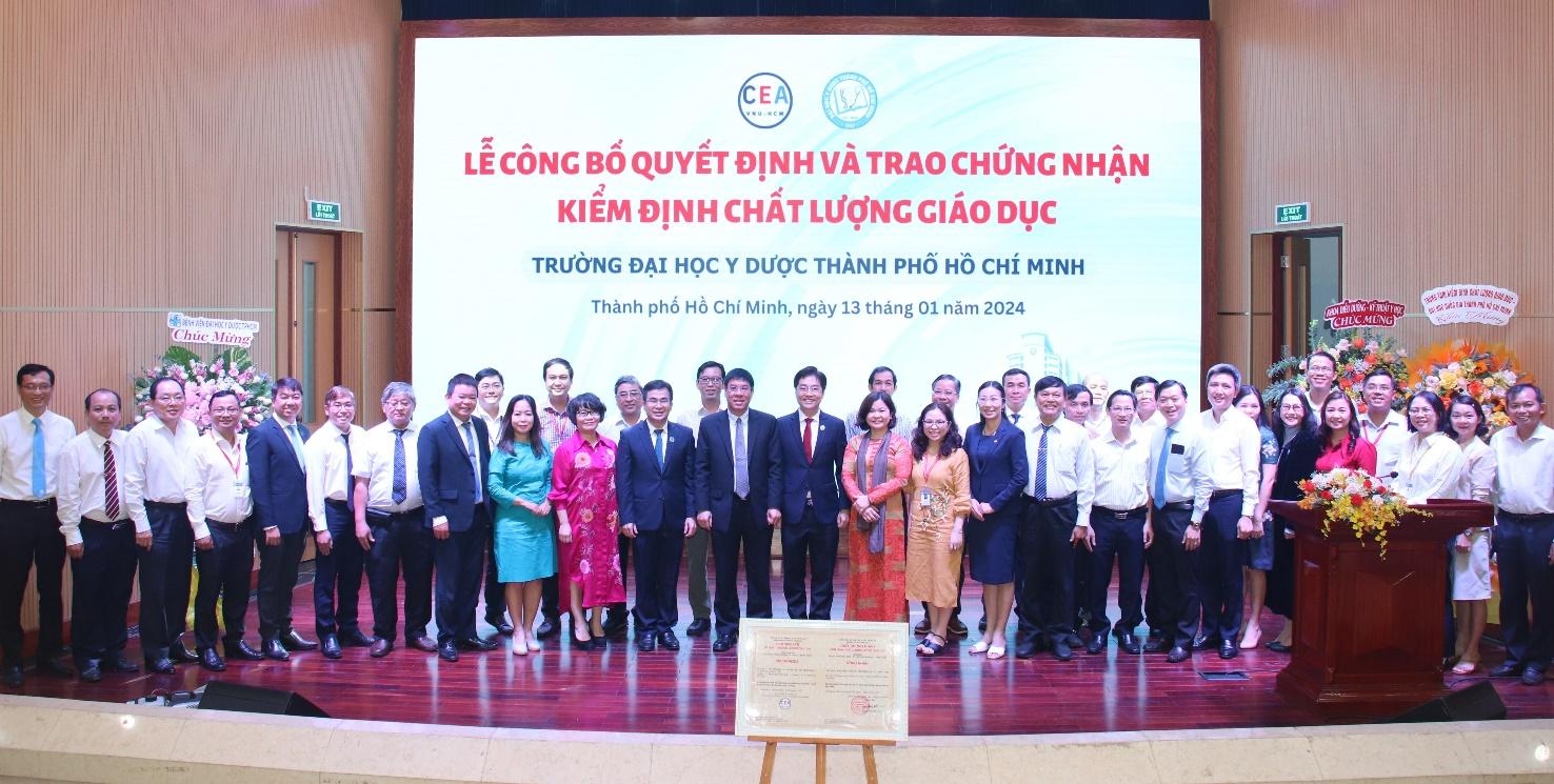 Đại học Y dược Thành phố Hồ Chí Minh đạt chứng nhận kiểm định cơ sở giáo dục chu kỳ 2