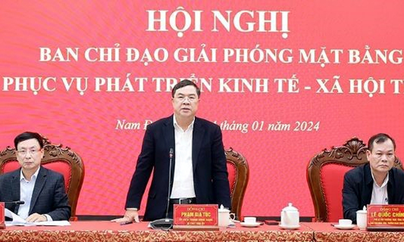 Nam Định: Triển khai giải phóng mặt bằng khu vực Cồn Xanh