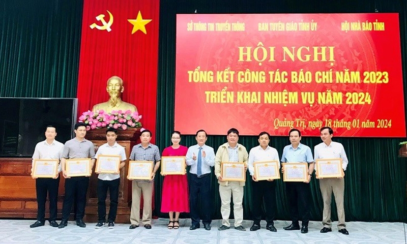 Quảng Trị: Các cơ quan báo chí quyết tâm hoàn thành tốt các nhiệm vụ, yêu cầu mới đặt ra trong năm 2024