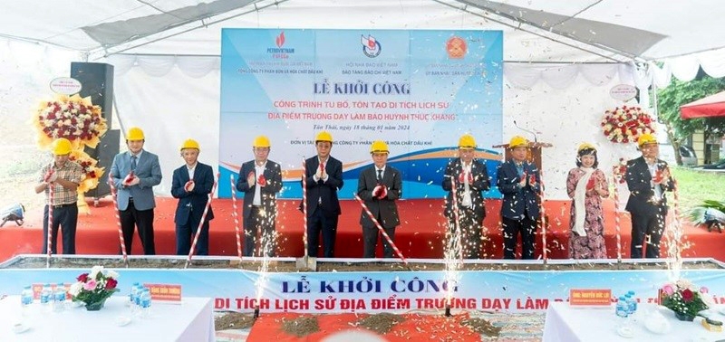 Tu bổ, tôn tạo Di tích lịch sử Quốc gia Trường dạy làm báo Huỳnh Thúc Kháng