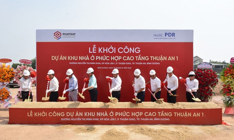 Bình Dương thêm 2.700 căn hộ được khởi công