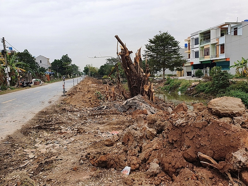 Bình Giang (Hải Dương): Dự án cải tạo, nâng cấp Đường tỉnh 395 thi công kiểu “lạ”