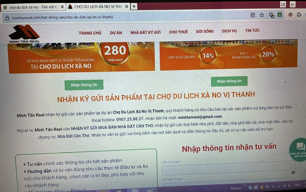 Hậu Giang: Khởi tố vụ án “Tổ hợp khách sạn 4 sao và Chợ du lịch Xà No” về tội “Lừa đảo chiếm đoạt tài sản”