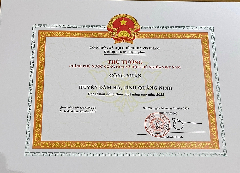 Đầm Hà (Quảng Ninh): Đạt nông thôn mới nâng cao đầu tiên toàn quốc, huyện nói gì?