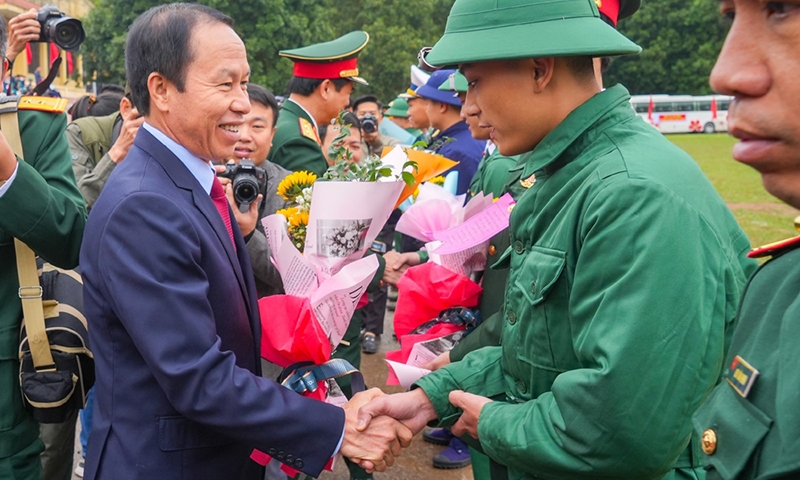 Hải Phòng: Gần 2.900 thanh niên lên đường làm nhiệm vụ xây dựng và bảo vệ Tổ quốc