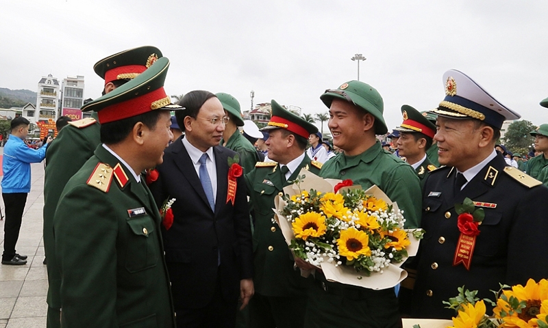 Quảng Ninh: Mở hội tòng quân đầu Xuân Giáp Thìn