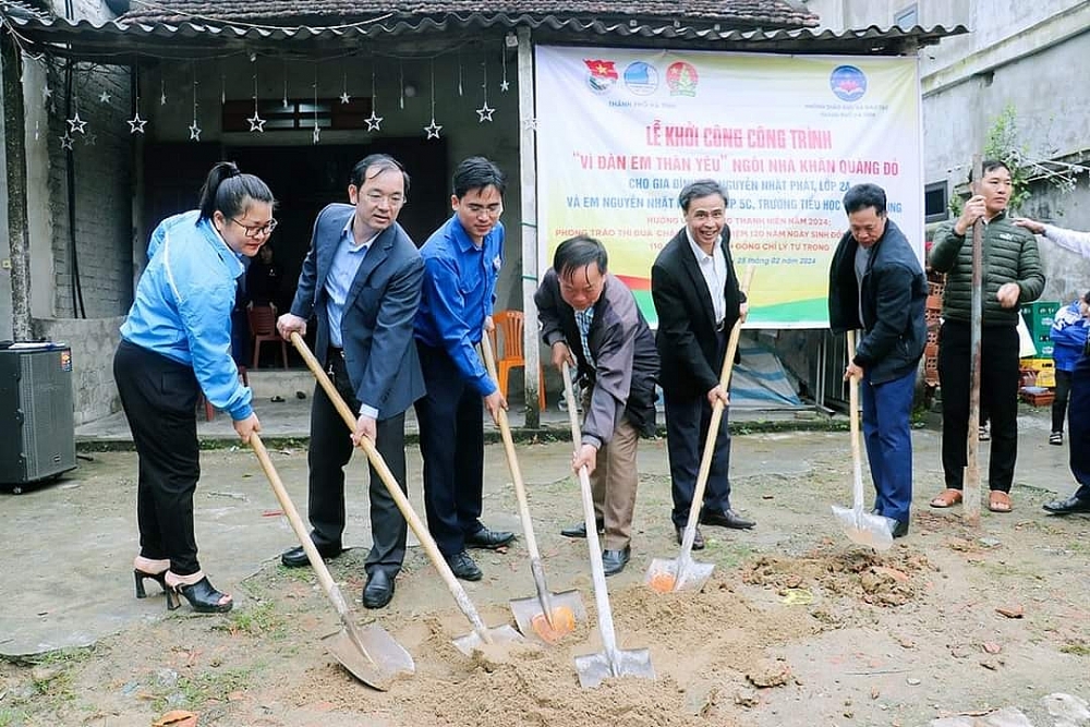 Hà Tĩnh: Khởi công xây dựng “Ngôi nhà khăn quàng đỏ”