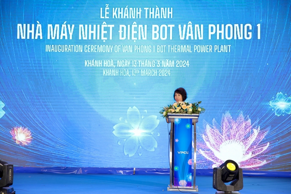 Nhà máy nhiệt điện BOT Vân Phong 1 chính thức khánh thành