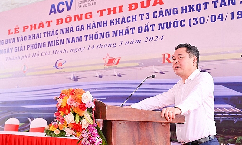 Phát động thi đua hoàn thành Dự án Nhà ga T3 Cảng hàng không quốc tế Tân Sơn Nhất